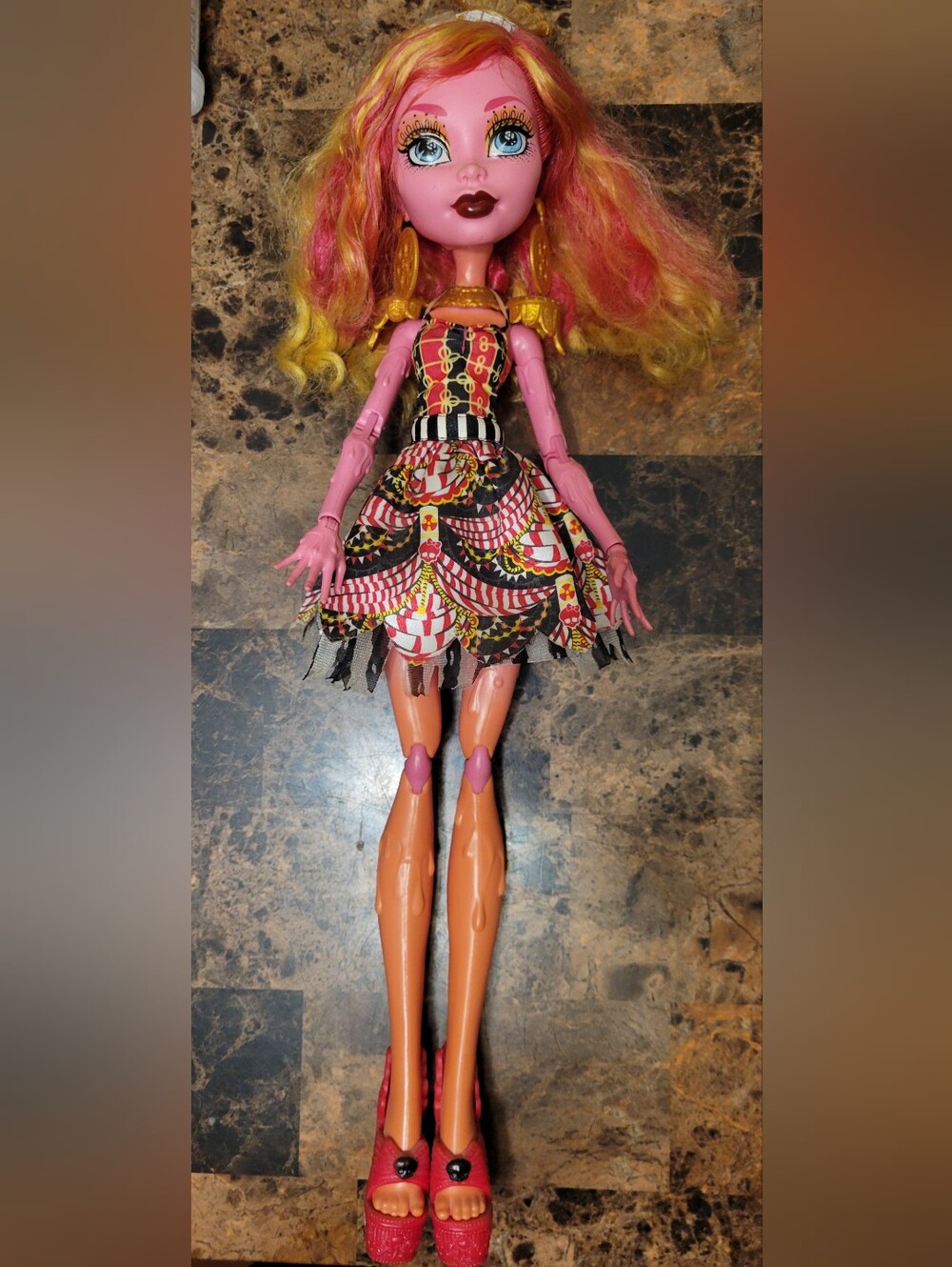 G1 Monster High Freak du Chic Gooliope Jellington 17”